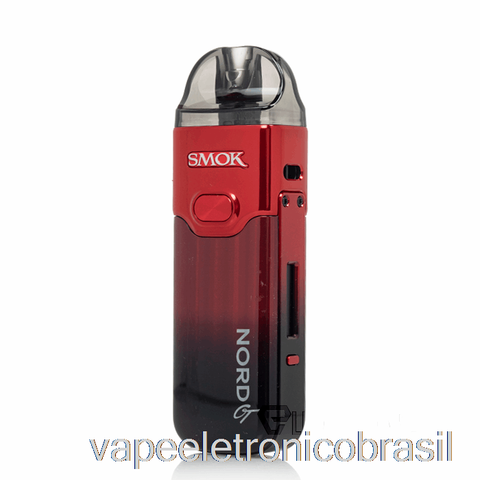 Vape Recarregável Smok Nord Gt 80w Pod System Vermelho Preto